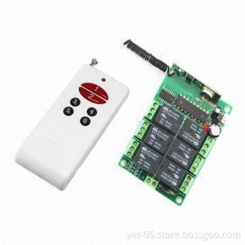 DC12V/24V wireless receiver and transmitter for roller shutter